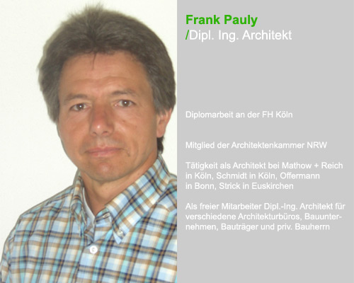 CV Dipl. Ing. Frank Pauly